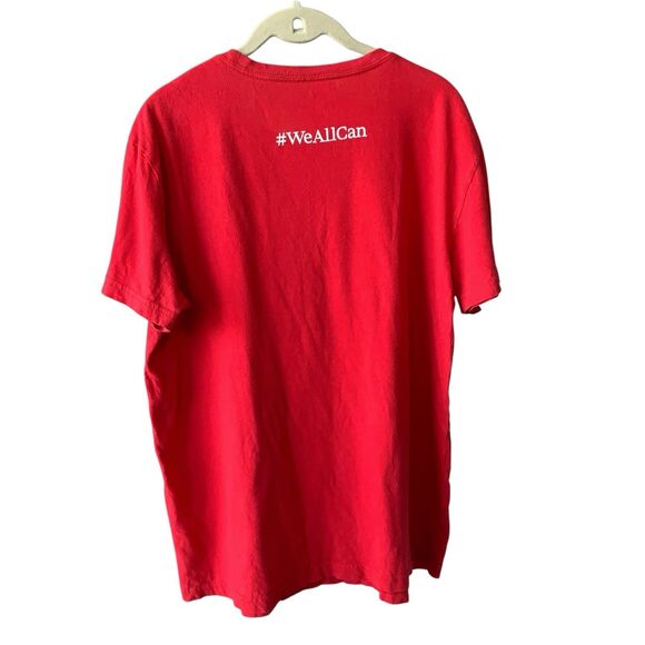 American Eagle Outfitters Seriously Soft Love Kiss Graphic Tee Women's Red Large - Picture 6 of 13